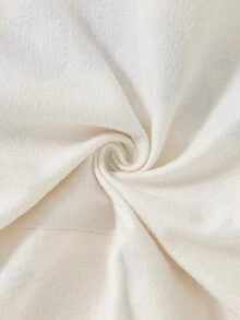 SHEIN 青少年女孩保暖內裡淺黃色連帽衛衣，身上散布小花與蝴蝶結圖案，長袖，秋季服飾，萬聖節，校園 - 黃色 - 查看 8