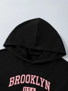 SHEIN Sparklyn 3件組女童迷彩圖案運動衫上衣與吊帶背心，搭配迷彩休閒錐形長褲，適合春秋日常穿著 - 綠色 - 查看 6