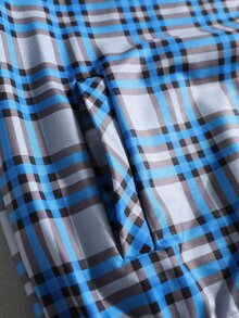 ROMWE MEN Men's Plaid Zipper Casual Versatile Daily Travel Long Sleeve Jacket - Multicolor - View 6