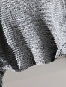 Tween Girl Casual Solid Color Cardigan, Autumn/Winter Cropped Sweater Grey Skirt Set, Cute Button Jacket Tween Girl School Sunday Back-To-School Suit - Grey - View 4