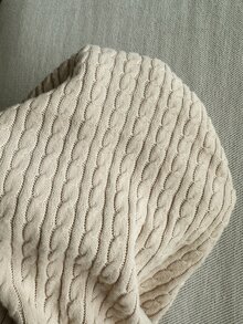 SHEIN EZwear 休閒百搭白色亮片針織女款長褲居家秋季 - 杏色 - 查看 4