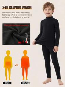 SHEIN Kids 2 Pieces Young Boy Young Girl - Black - View 3