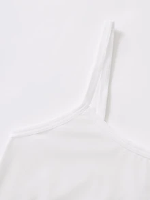 SHEIN Girlism 青少年女孩白色休閒極簡舒適軟墊內褲5件組，可愛舒適條紋蝴蝶結加墊款 - 白色 - 查看 5