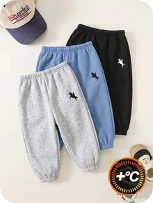 SHEIN 3件組男嬰下身褲 - 彩色 - 查看 1