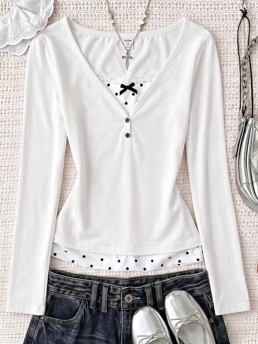 Teen Girls T-Shirts - White - View 1