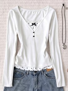Teen Girls T-Shirts - White - View 5