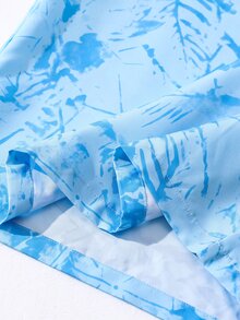 SHEIN 2pcs Kids Tween Boy Half-Zip Hooded Jacket & Jogger Pants Set, Suitable For Fall/Winter, School, Family Gathering, Back To School, Sports, Birthday Party, FallOutfit, WinterOutfit - Multicolor - View 6