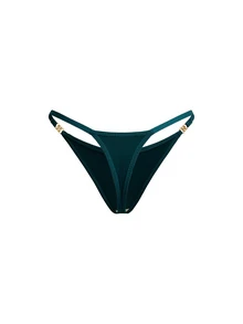 Ocili 5件装 女士纯色环扣时尚低腰丁字裤 - 彩色 - 查看 14