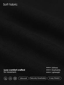 Fluxe Women's Colorblock One-Shoulder Top And Shorts Casual Athleisure Active Modest Daily Yoga Sports Set Gym Workout Black And White Summer - Black - View 10
