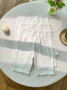 Tween Girl Tween Girl Tween Girl Tween Girl Solid Color Casual Versatile Leggings Pcs - White - View 2