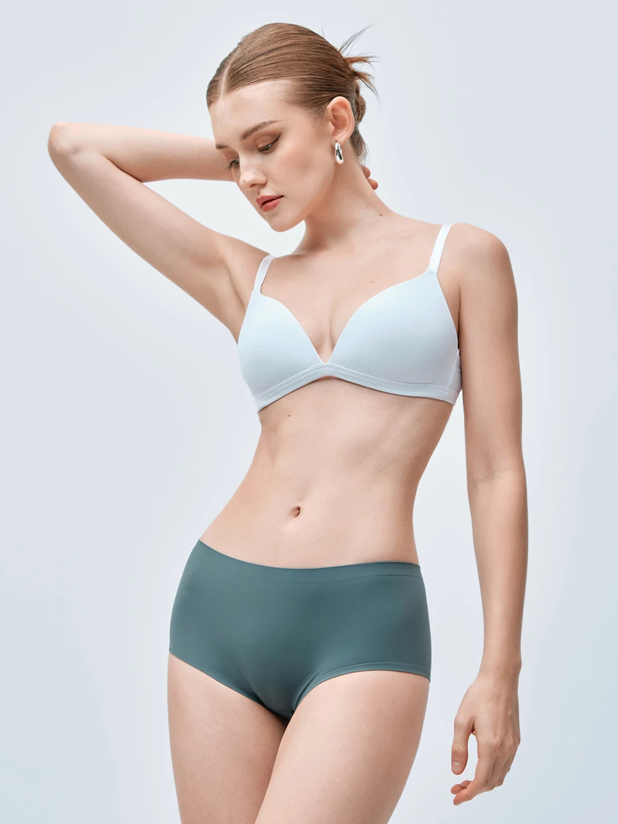 Softvol Women's Wireless Push-Up Bra - Comfortable T-Shirt Bra, All-Day Push-Up Support & Seamless Fit, Everyday Confidence Choice