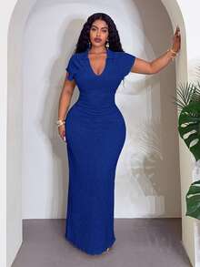Slaydiva 2026 春夏音樂節復活節聖帕特里克節西式優雅傳統生日派對晚宴正式禮服 皇家藍 - 藍色 - 查看 5