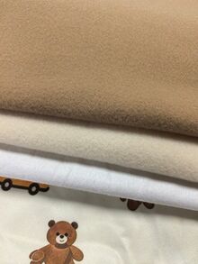 SHEIN 5件組男嬰幼兒抓絨內裡慢跑褲 秋季寬鬆鬆緊腰休閒長褲 恐龍熊印花 條紋 素色 米色咖啡色 - 彩色 - 查看 5