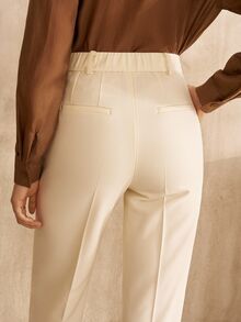 MOTF PREMIUM WOMEN'S APRICOT SUIT PANTS, FASHIONABLE COMMUTE - Apricot - View 7