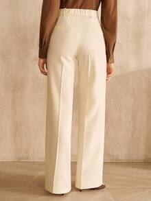 MOTF PREMIUM WOMEN'S APRICOT SUIT PANTS, FASHIONABLE COMMUTE - Apricot - View 6