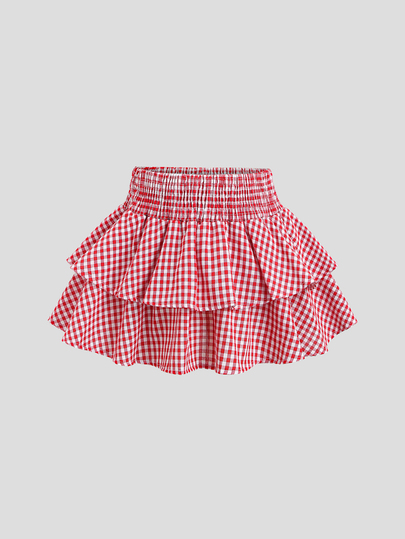 Sweetra Gonna casual da donna a quadri plissettata, versatile e alla moda per uso quotidiano