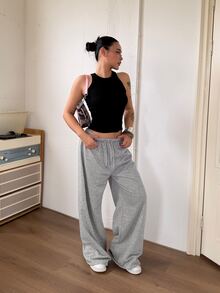 DAZY Women Pants Gym Gray Autumn Athleisure - Grey - View 8