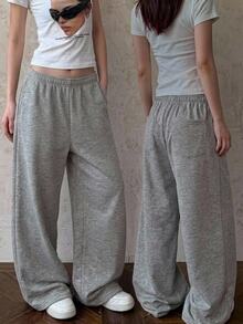 DAZY Women Pants Gym Gray Autumn Athleisure - Grey - View 10