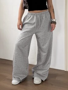 DAZY Women Pants Gym Gray Autumn Athleisure - Grey - View 4