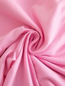 SHEIN 女童櫻花印花長袖連帽衛衣＋粉色打底褲兩件套 - 粉色 - 查看 10