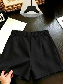 EMERY ROSE Shorts holgados de talla grande para mujer para vacaciones - Multicolor - Ver 2