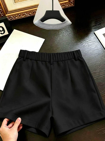 EMERY ROSE Regular Women's Loose Plus Size Vacation Shorts