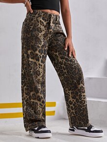 SHEIN Tween Girls Jeans - MultiWarna - View 8