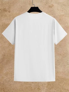 HIMLAND Men's Solid Color Crew Neck Casual Daily Short Sleeve T-Shirt 3pcs/Pack - Multicolor - View 9