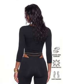 Oceva Women Bodysuits Going Out Autumn - Black - View 2