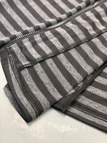 SHEIN HypeZone 女款秋冬休閒街頭風日常百搭時尚派對條紋布料裝飾口袋收腰長袖薄款夾克 - 彩色 - 查看 8
