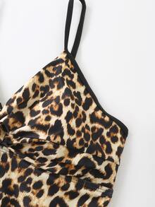 Swim Lushoire Women's Leopard Print Tankini, Random Print - Multicolor - View 7
