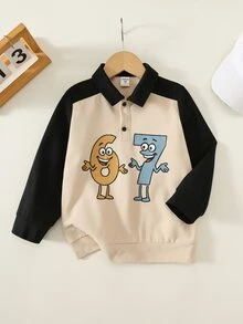 SHEIN 兒童小男孩 Polo 衫上衣 - 彩色 - 查看 5