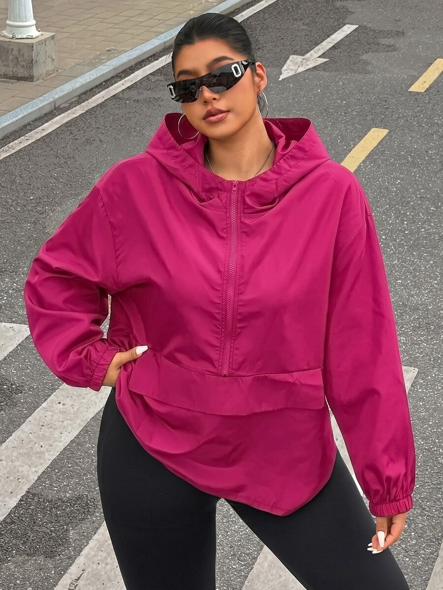 Muchica 大碼夾克 - 玫紅色 - 查看 1