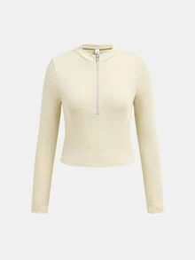 SHEIN 3pcs/Set Teen Girl Colorblock Turtleneck Knit Fitted Casual T-Shirt, Buy 1 Get 3 Free, Back To School Fall Winter - Multicolor - View 3