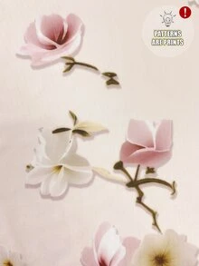 SHEIN Franclia 女款溫柔風淡粉色薄紗洋裝，無袖V領收腰長版晚禮服 - 淺粉色 - 查看 3