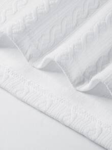 HUEFORM 男士條紋短袖 Polo 衫，成熟商務時尚風 - 白色 - 查看 4