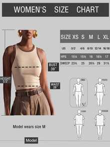 BamGlimmer Late Summer Early Autumn Casual Style Apricot Tank Top, High Elasticity Comfortable Fabric, Suitable For Daily Wear - Apricot - View 5