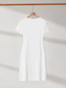 Lowkey Lull 3pcs/Set Striped Dress Set, Minimalist & Fashionable, Suitable For Summer - Multicolor - View 9
