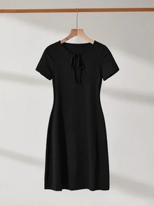 Lowkey Lull 3pcs/Set Striped Dress Set, Minimalist & Fashionable, Suitable For Summer - Multicolor - View 6