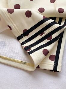 Comfortcana Women's Casual Polka Dot Print Elastic Waist Pants - Multicolor - View 7
