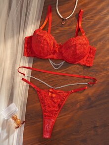 Seduluxe Plus Size Sexy Lingerie - Red - View 13