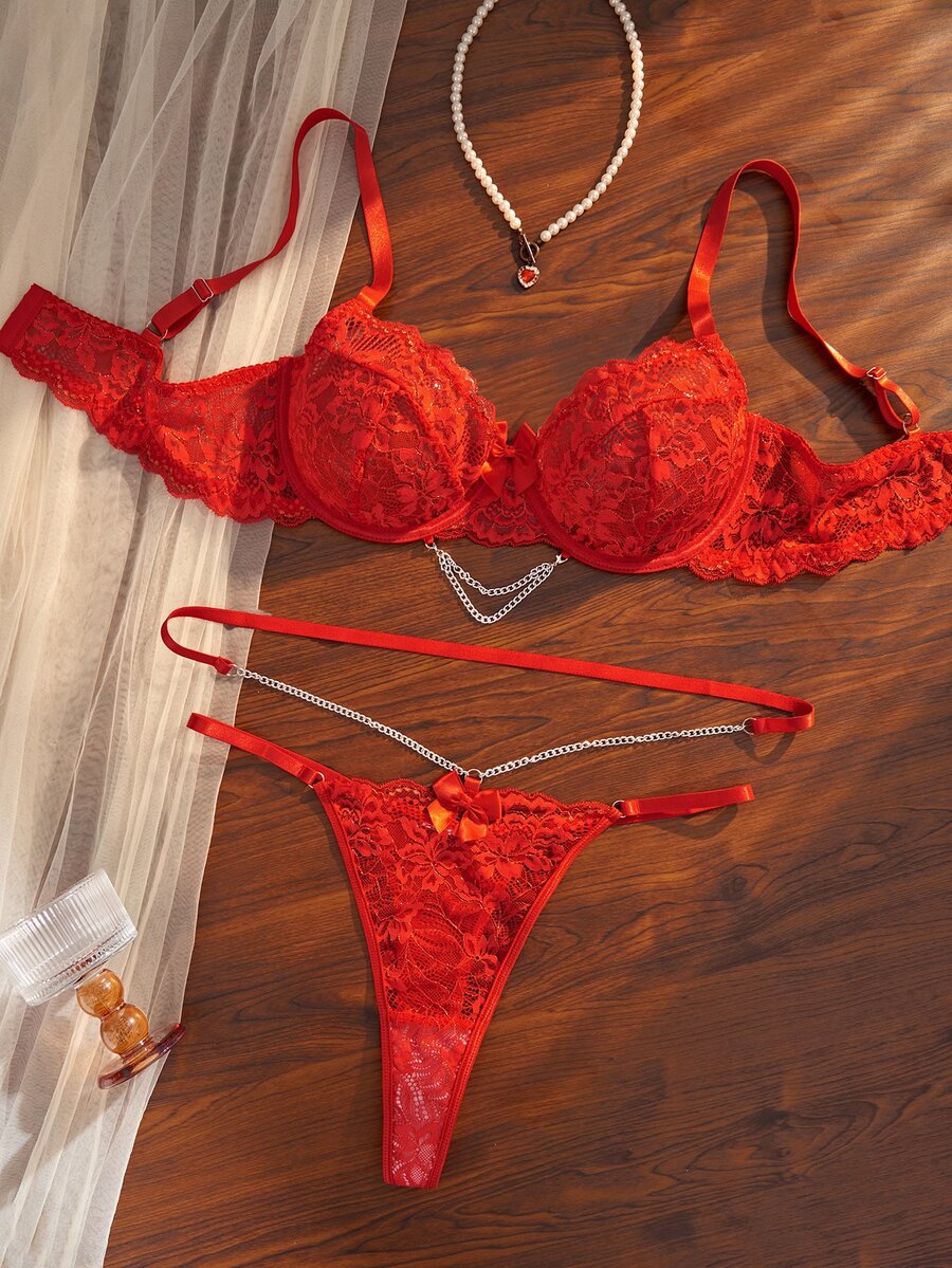 Seduluxe Plus Size Sexy Lingerie - Red - View 1
