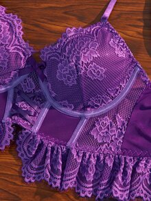 Seduluxe Bustier & Korset Seksi Wanita - Purple - View 4
