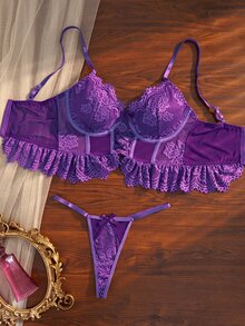 Seduluxe Bustier & Korset Seksi Wanita - Purple - View 11