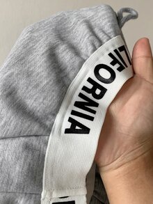 Comfortcana طقم نسائي كاجوال يومي من توب بأكمام طويلة وسحاب وبنطال بنقشة الفارس - رمادي فاتح - مشاهدة 10