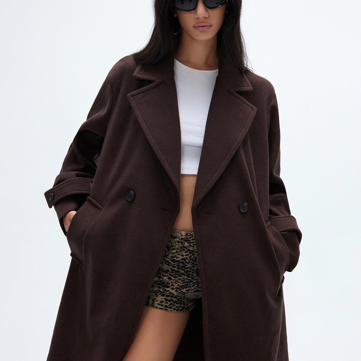 Autumn/Winter New Loose Soft Woolen Oversize Coat For Women, Elegant Style