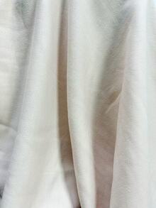 EMERY ROSE 2 件套加大码套装，休闲简约纯色圆领上衣和裤子，适合日常穿着 - 卡其色 - 查看 4