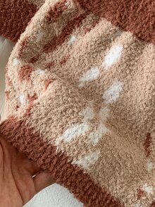 Comfortcana 女款抽繩腰拼色休閒日常針織短褲 - 彩色 - 查看 8