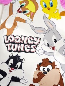 LOONEY TUNES X SHEIN 女童睡衣睡裙 - 淺粉色 - 查看 4