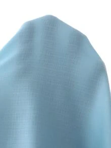 EMERY ROSE طقم نسائي مقاس كبير من قطعتين قميص فضفاض بأكمام قصيرة وياقة V مع تطريز دانتيل وطباعة زهور وبنطال، أزرق سماوي، للصيف والاستخدام اليومي والخروج وعطلة هاواي - متعدد الألوان - مشاهدة 7